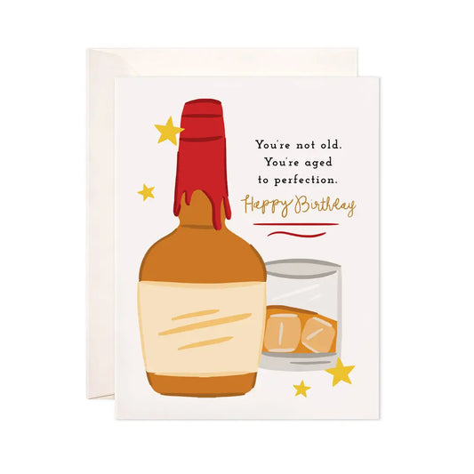 Whiskey Birthday Greeting Card